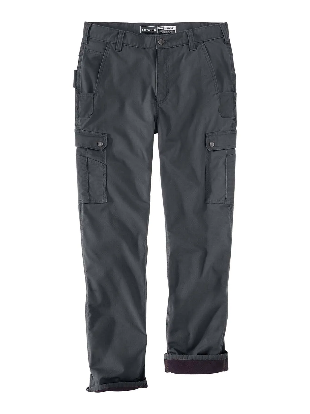 105491&#x20;Work&#x20;Trousers&#x20;Cargo&#x20;Ripstop&#x20;Fleece&#x20;Lined&#x20;-&#x20;Carhartt