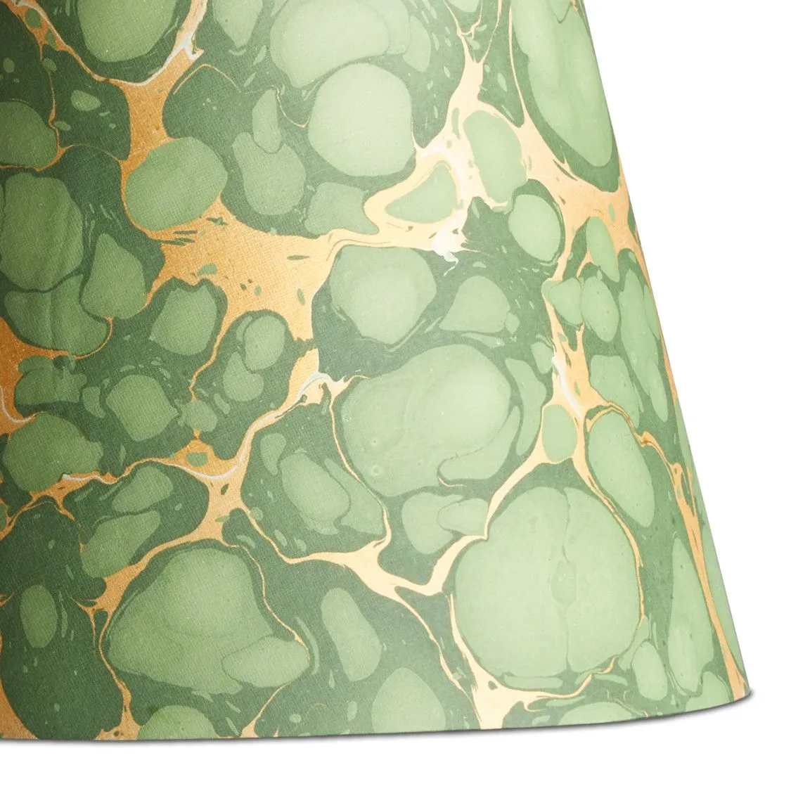 16cm empire hand made marble paper shade in foglia