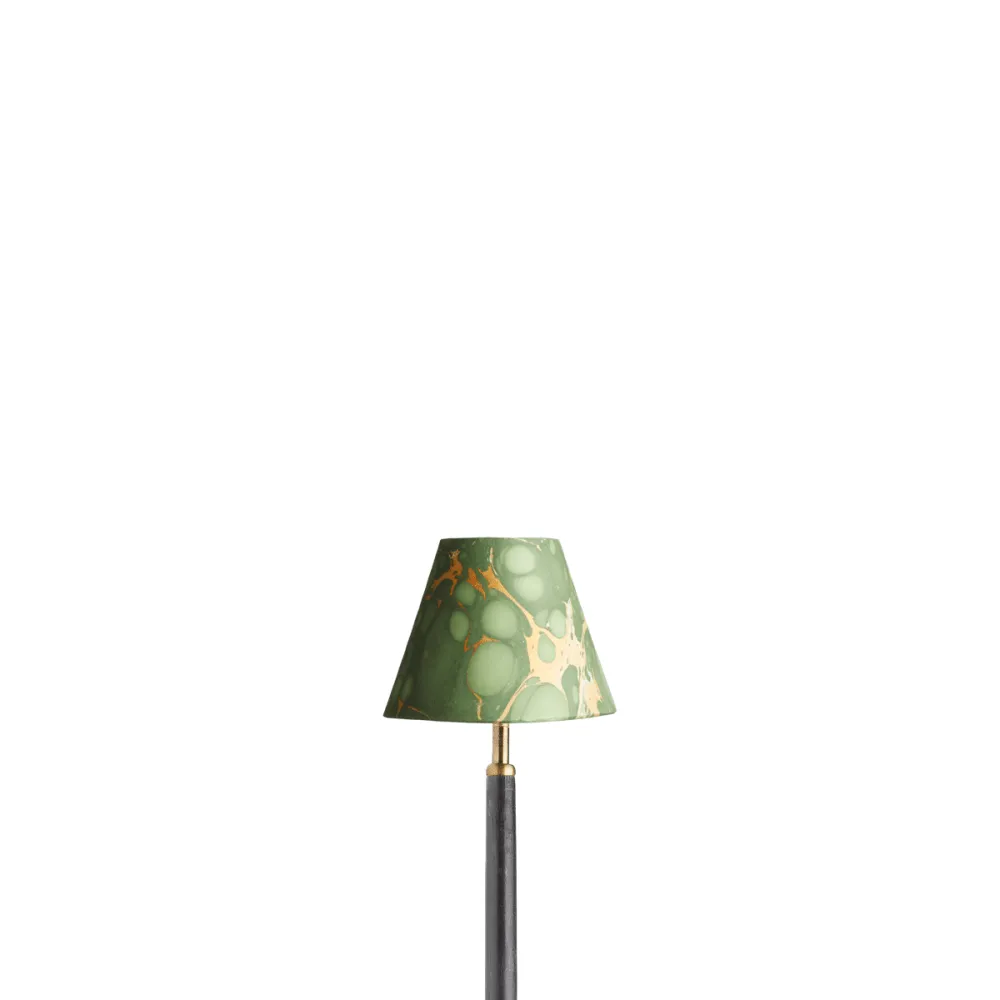 16cm empire hand made marble paper shade in foglia