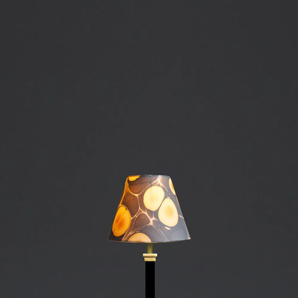 16cm empire hand made marble paper shade in ombrone