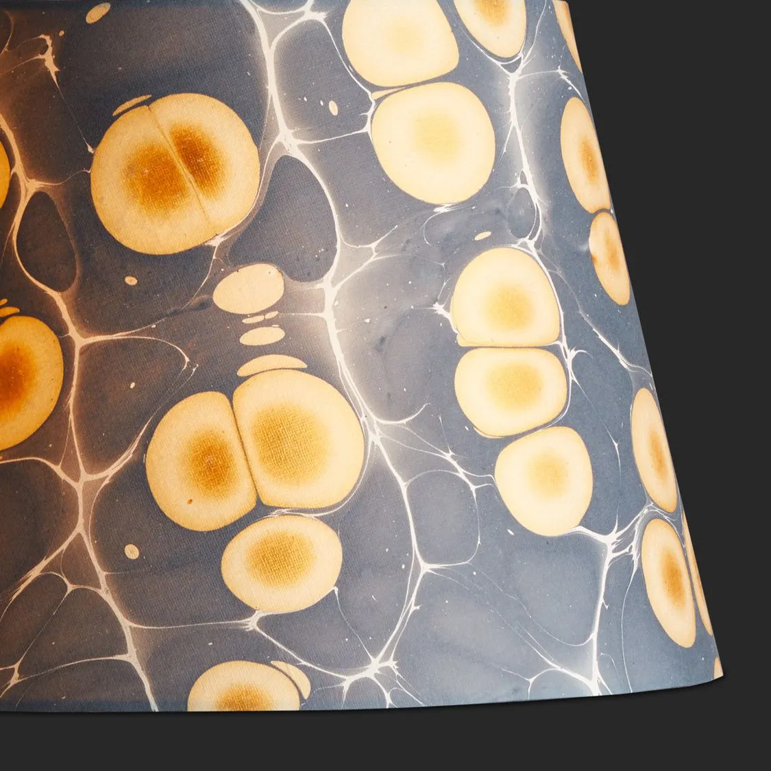 16cm empire hand made marble paper shade in ombrone