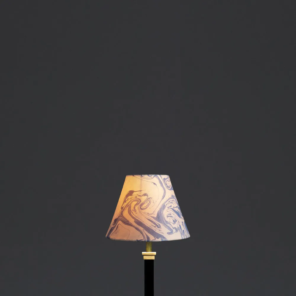 16cm empire hand made marble paper shade in Tiber