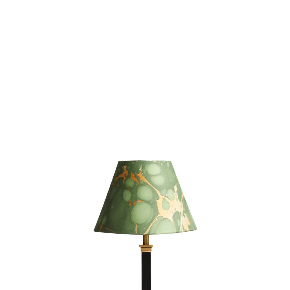 20cm empire shade with bulb clip holder in Foglia hand made marble paper