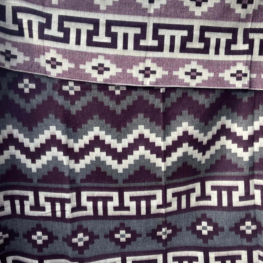 50 Shades of Purple Large Alpaca Blanket