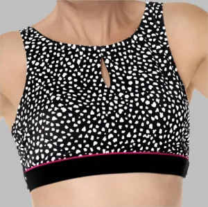 Amoena Manila High Cut Soft Bikini Top - Black - 71659