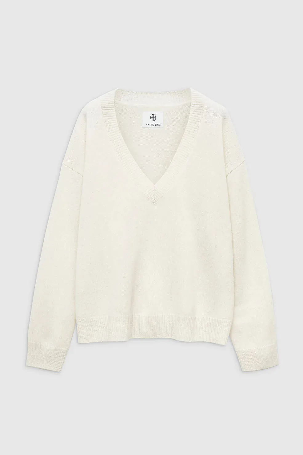 Anine Bing LEE SWEATER - CREAM
