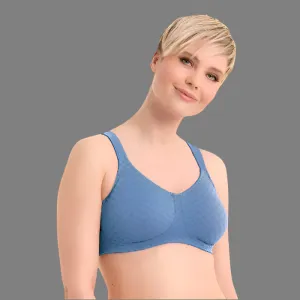 Anita Care Lisa Soft Cup Wire Free Mastectomy Bra - Blue Heaven 5726X