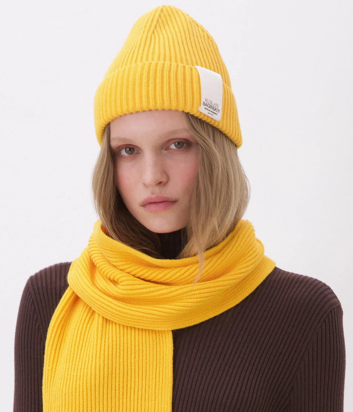Appliquéd Wool-Blend Scarf