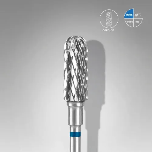 Carbide nail drill bit "Rounded Сylinder” 5*13 Blue Staleks