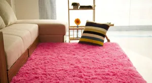 Color: Rose Red, Size: 50x80cm - Living room coffee table bedroom