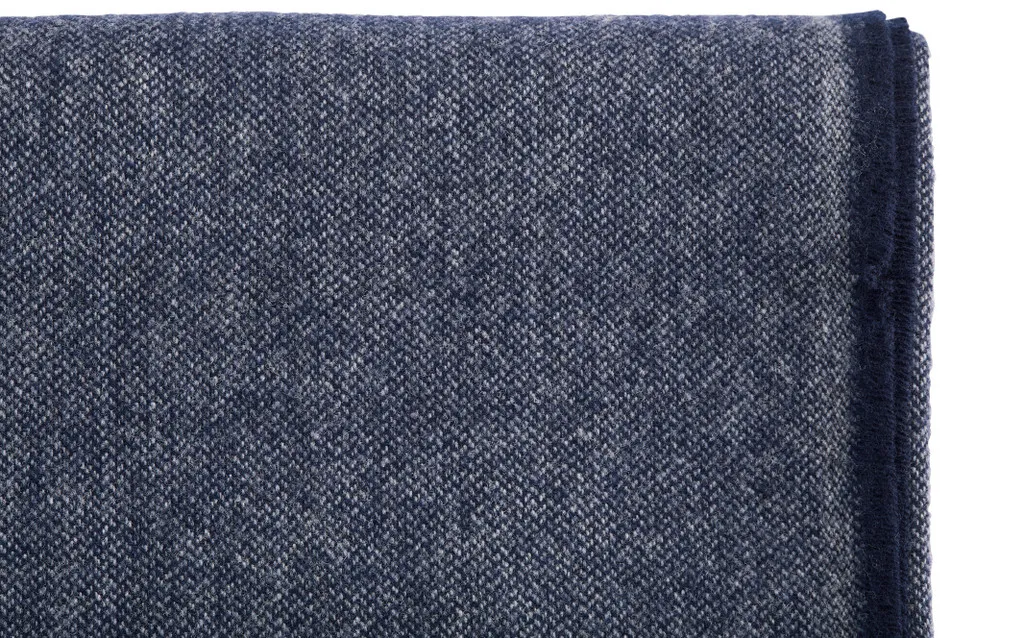 FARIBAULT WOOLEN MILL CO.® ASHBY TWILL WOOL THROW. 2 COLOR OPTIONS