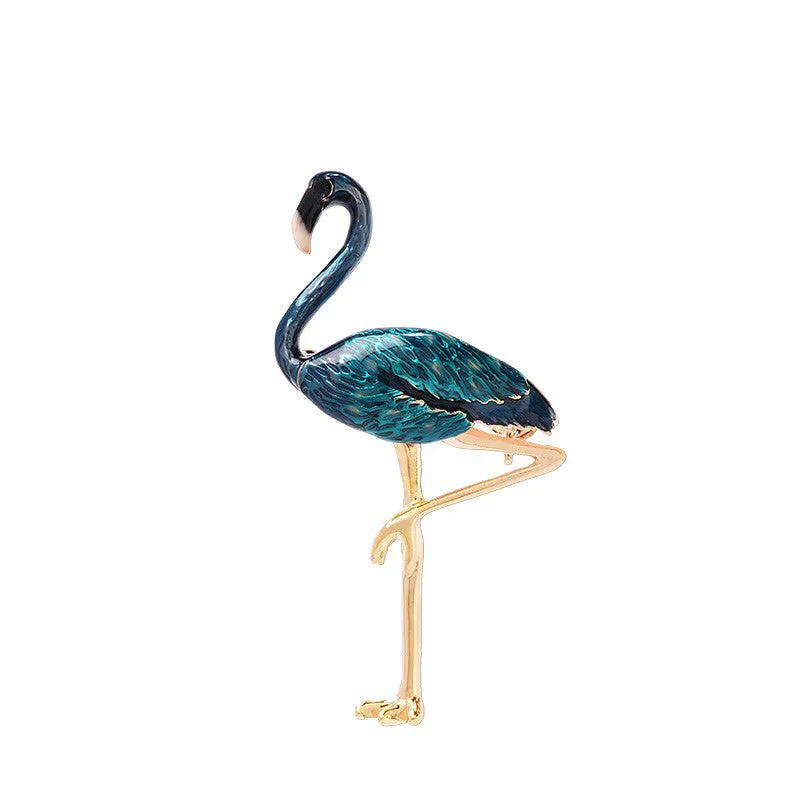 Flamingo Brooch-Tajade
