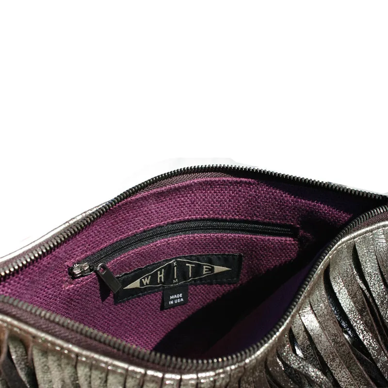Fringe Bag - Dull Brown Metallic