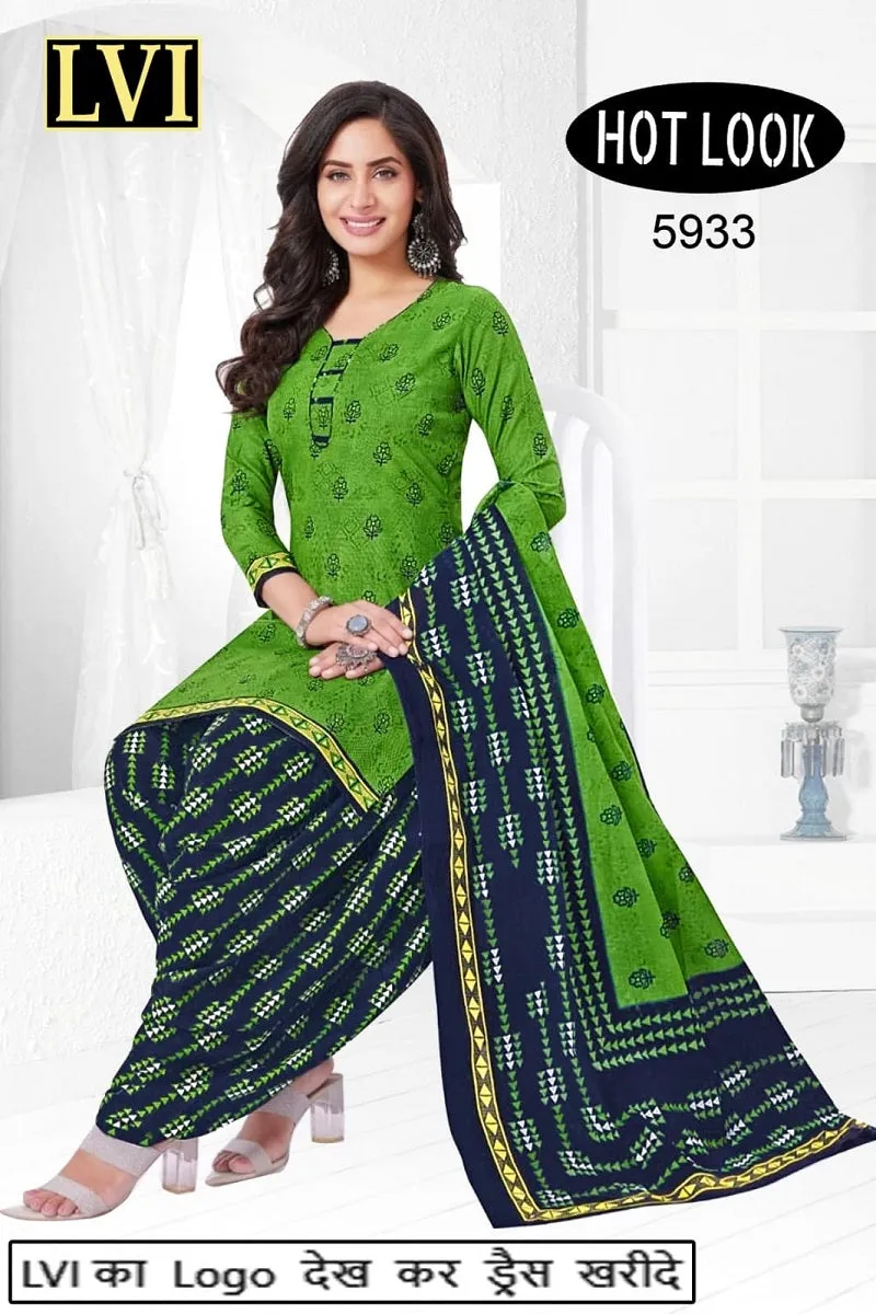 Hot Look Leon Patiyala Dress Material (215x25)