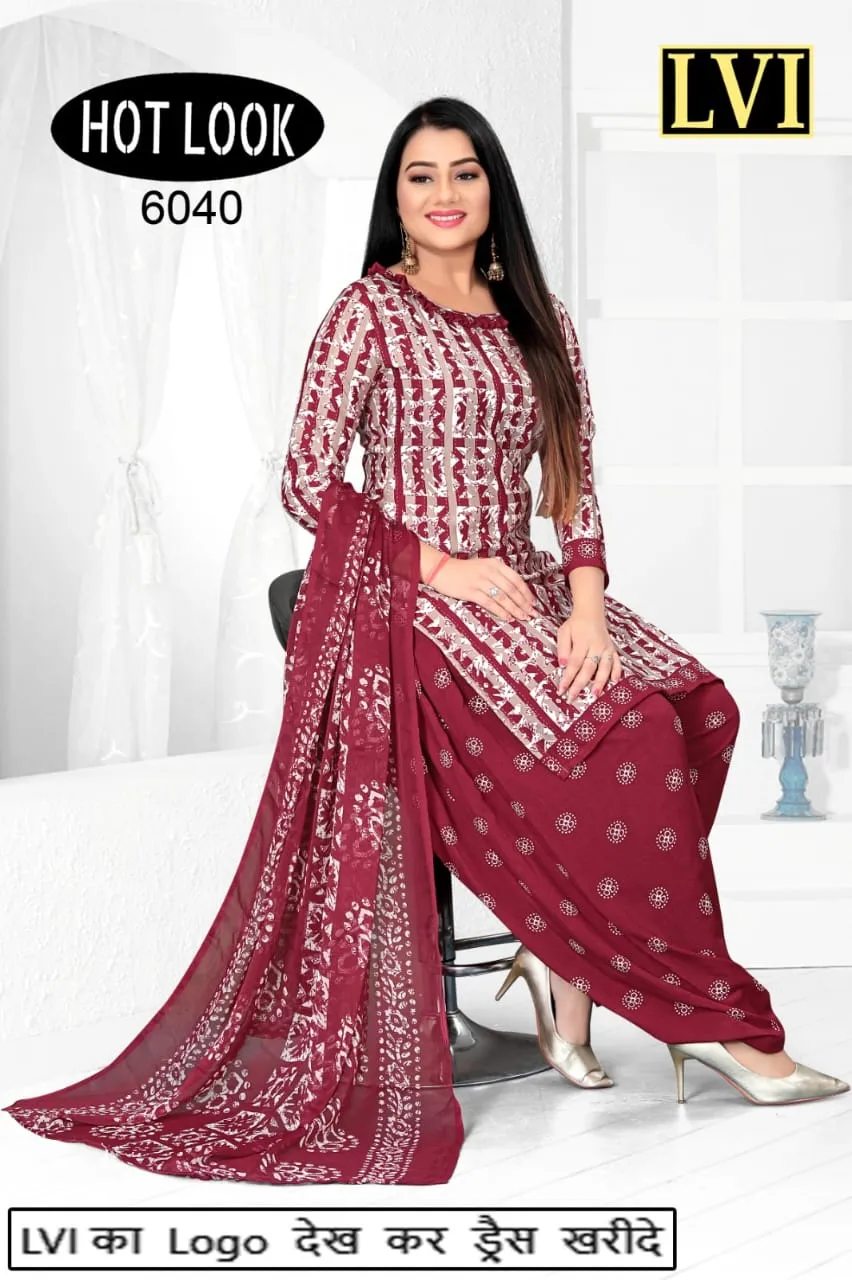 Hot Look Leon Patiyala Dress Material (215x25)