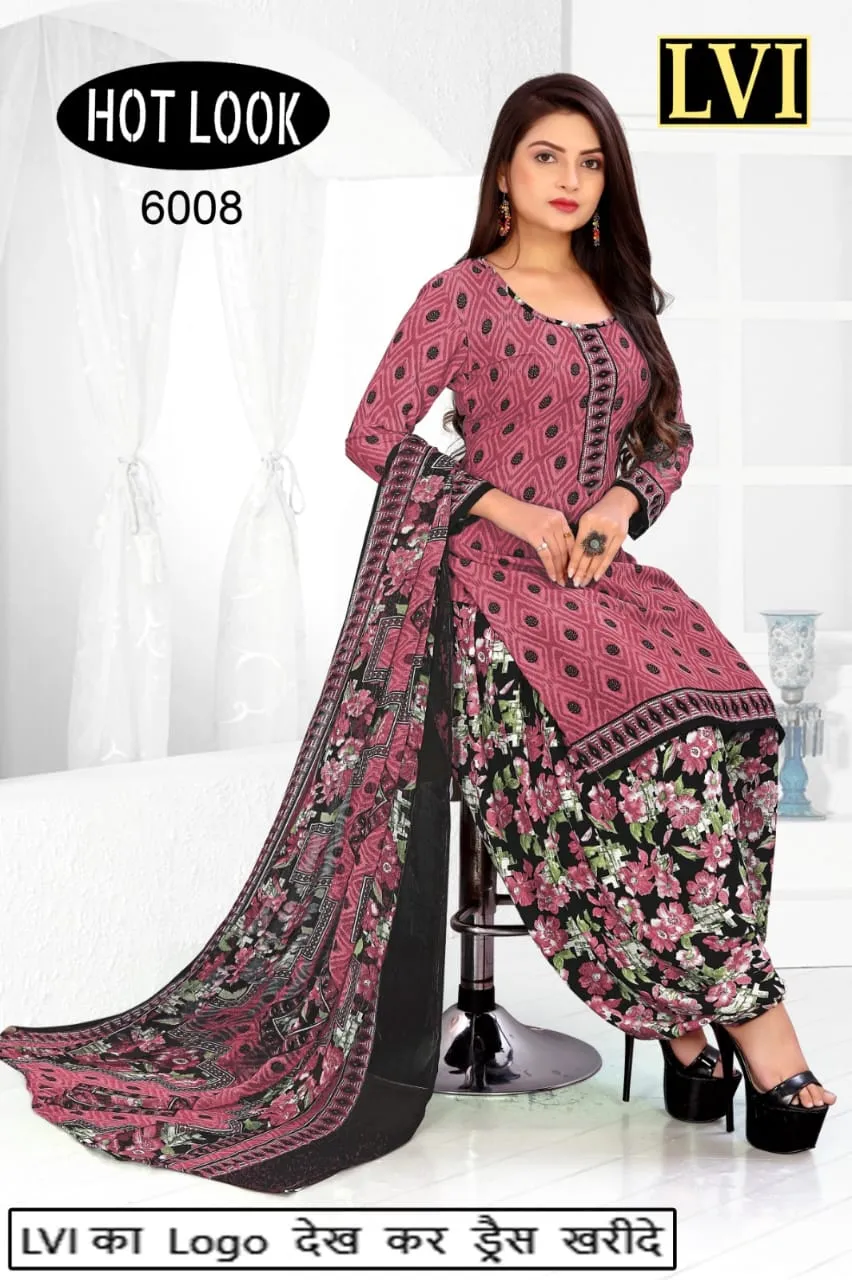 Hot Look Leon Patiyala Dress Material (215x25)