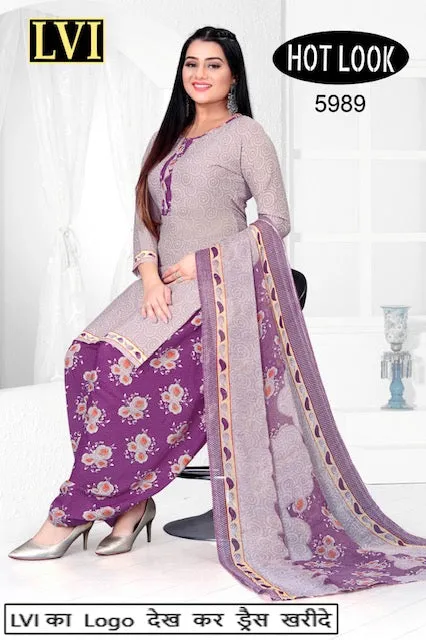 Hot Look Leon Patiyala Dress Material (215x25)