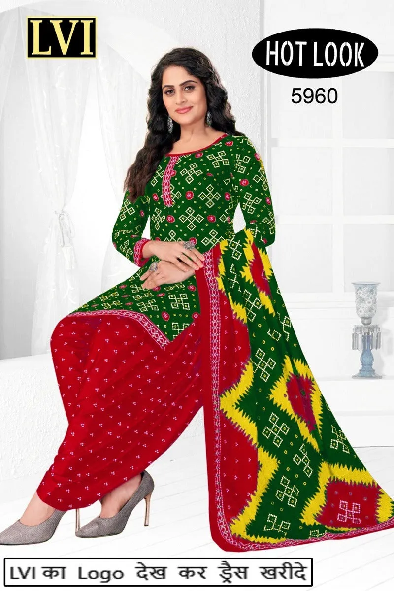 Hot Look Leon Patiyala Dress Material (215x25)