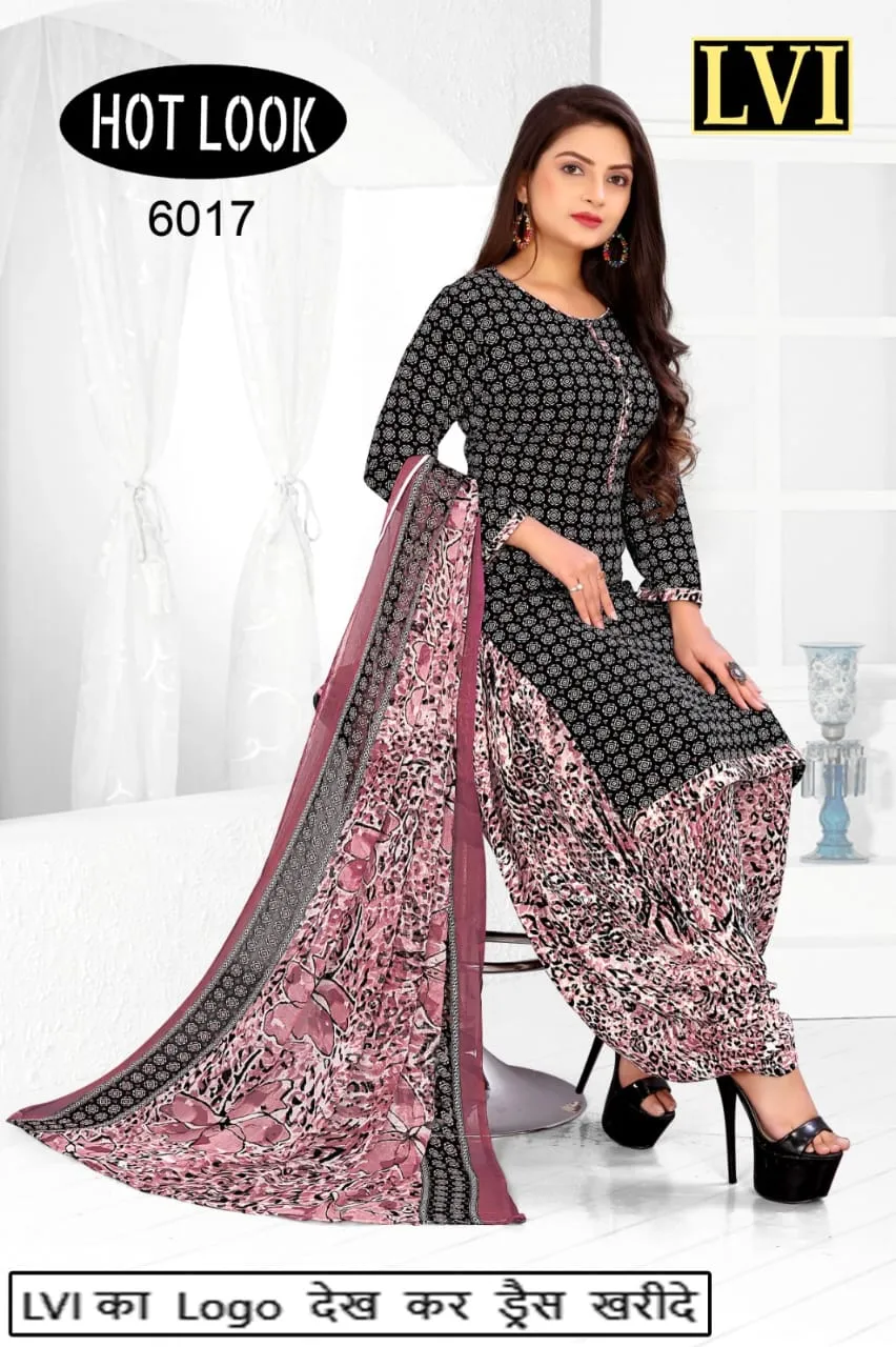 Hot Look Leon Patiyala Dress Material (215x25)