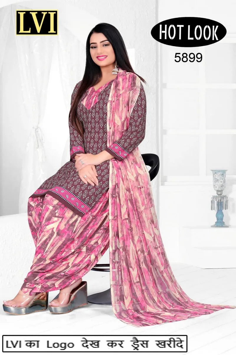 Hot Look Leon Patiyala Dress Material (215x25)