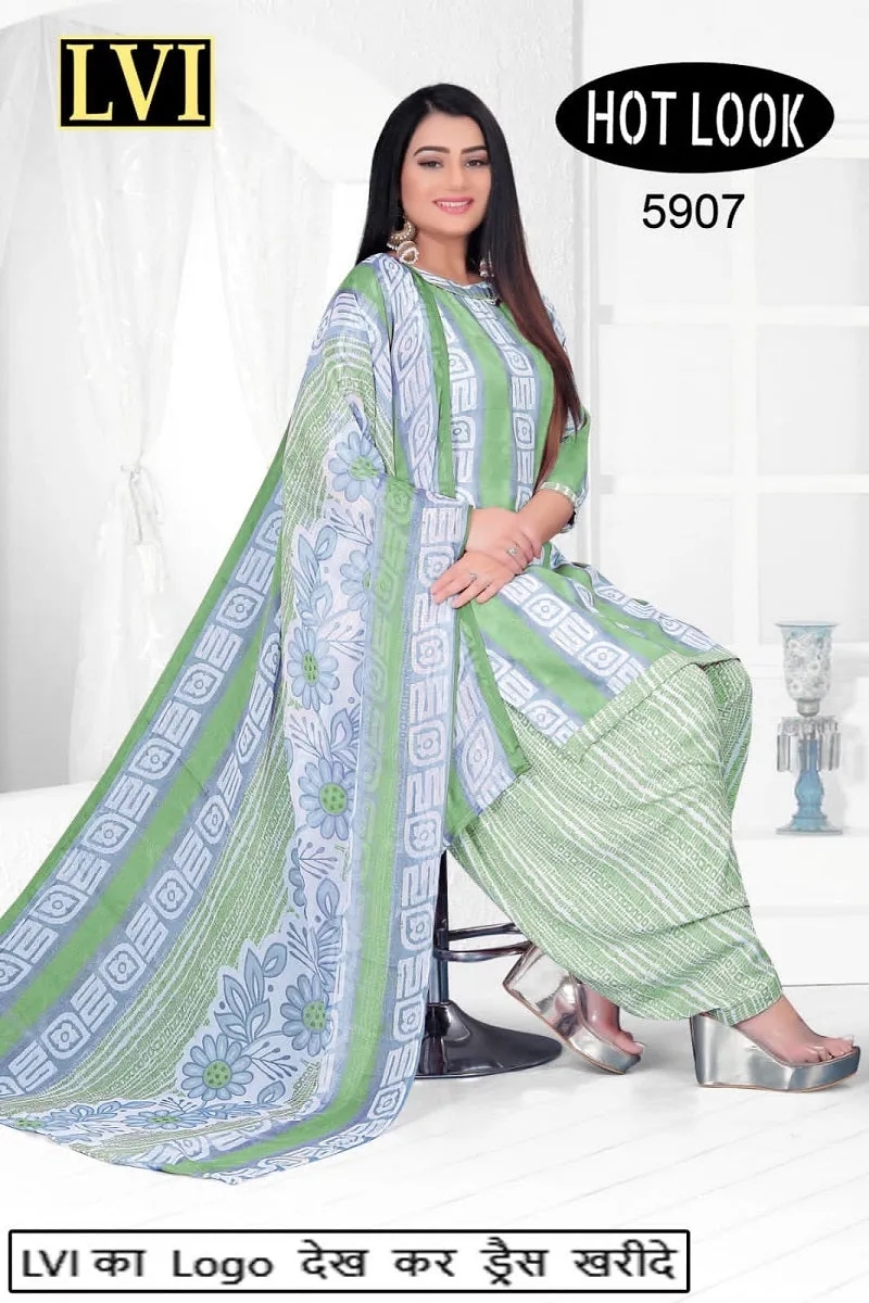 Hot Look Leon Patiyala Dress Material (215x25)