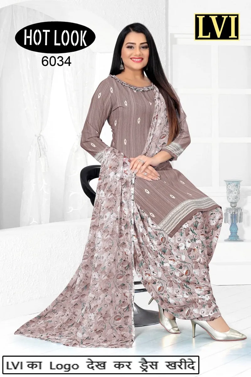 Hot Look Leon Patiyala Dress Material (215x25)