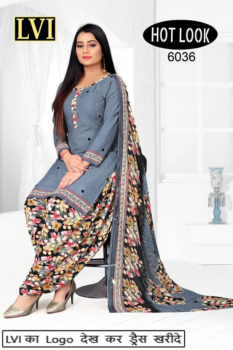 Hot Look Leon Patiyala Dress Material (215x25)
