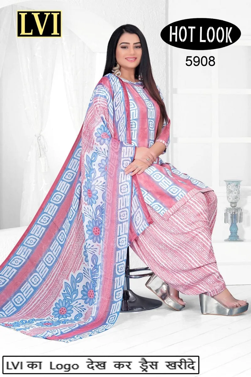 Hot Look Leon Patiyala Dress Material (215x25)
