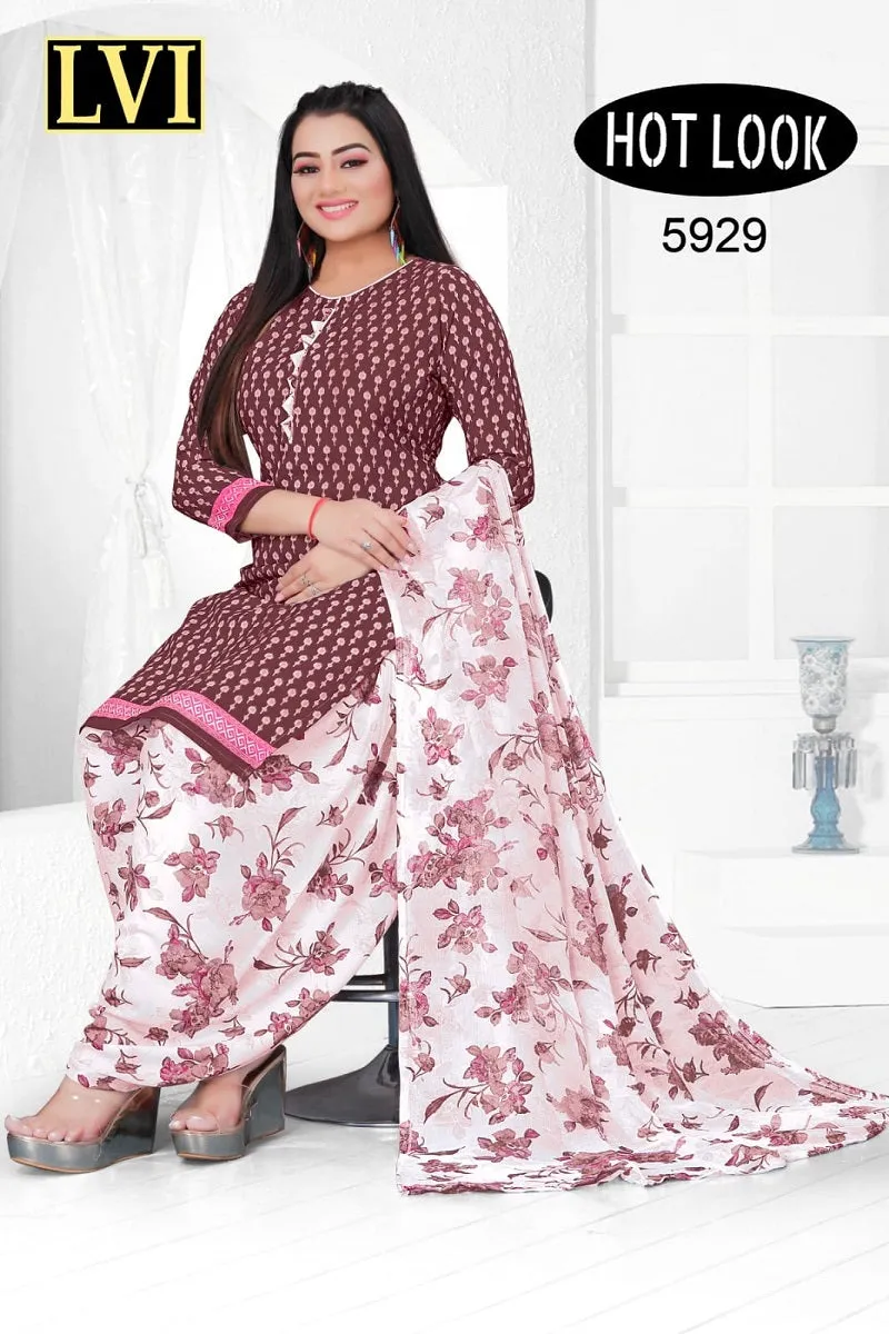 Hot Look Leon Patiyala Dress Material (215x25)