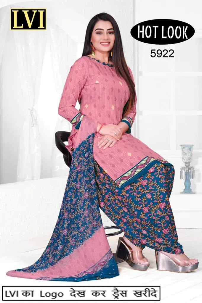 Hot Look Leon Patiyala Dress Material (215x25)