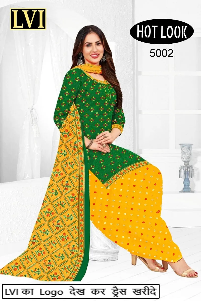 Hot Look Leon Patiyala Dress Material (215x25)