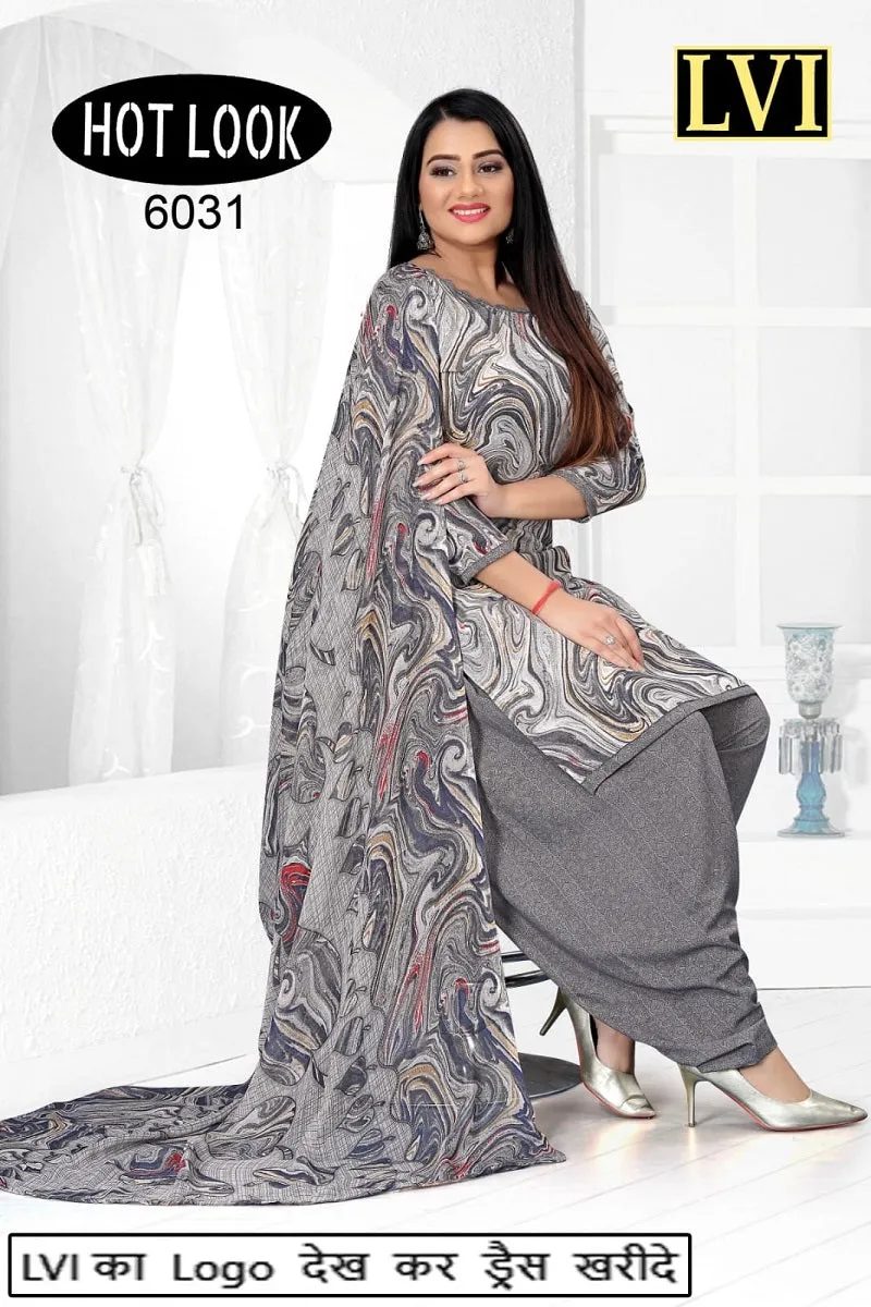Hot Look Leon Patiyala Dress Material (215x25)