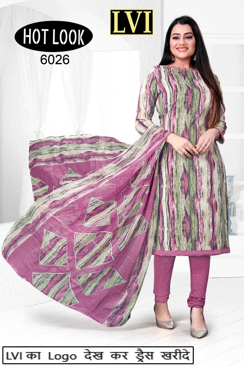 Hot Look Leon Patiyala Dress Material (215x25)