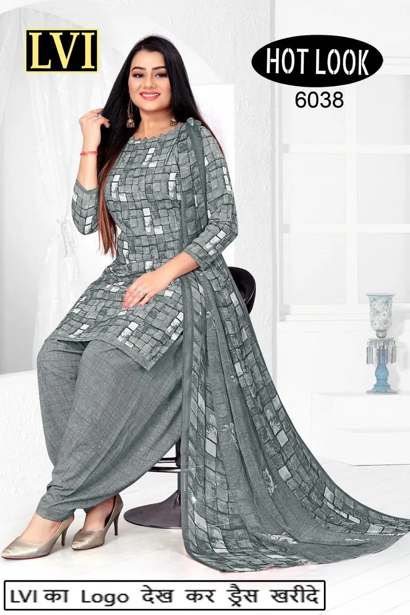 Hot Look Leon Patiyala Dress Material (215x25)