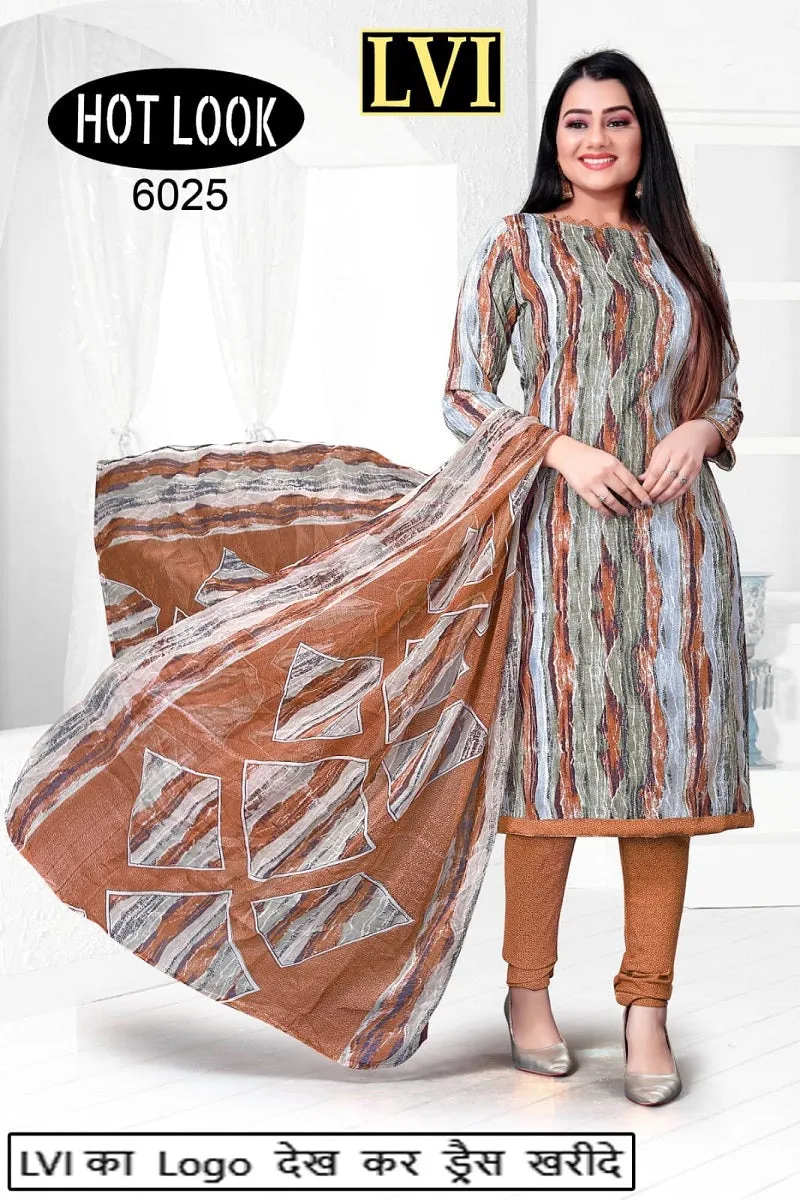 Hot Look Leon Patiyala Dress Material (215x25)