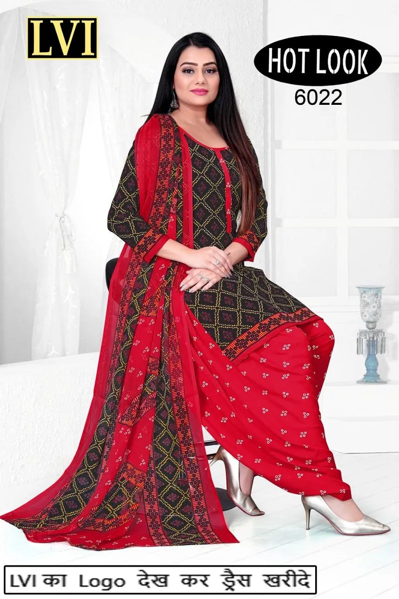 Hot Look Leon Patiyala Dress Material (215x25)