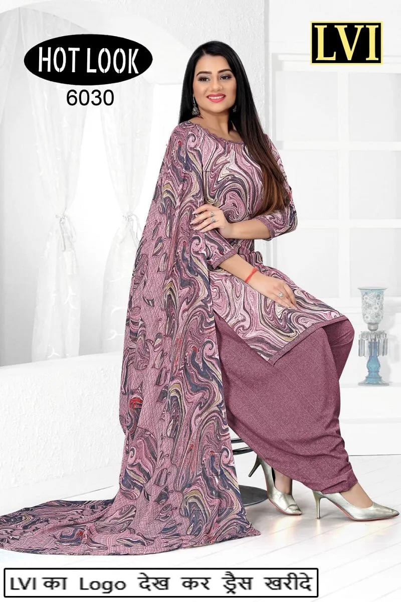 Hot Look Leon Patiyala Dress Material (215x25)