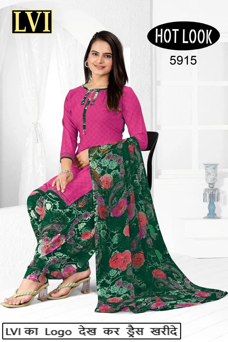 Hot Look Leon Patiyala Dress Material (215x25)