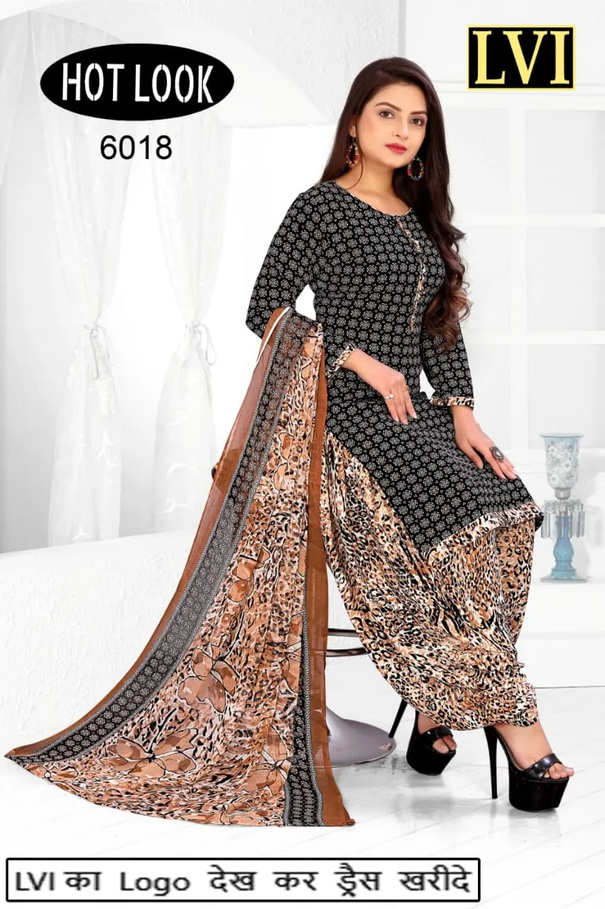 Hot Look Leon Patiyala Dress Material (215x25)