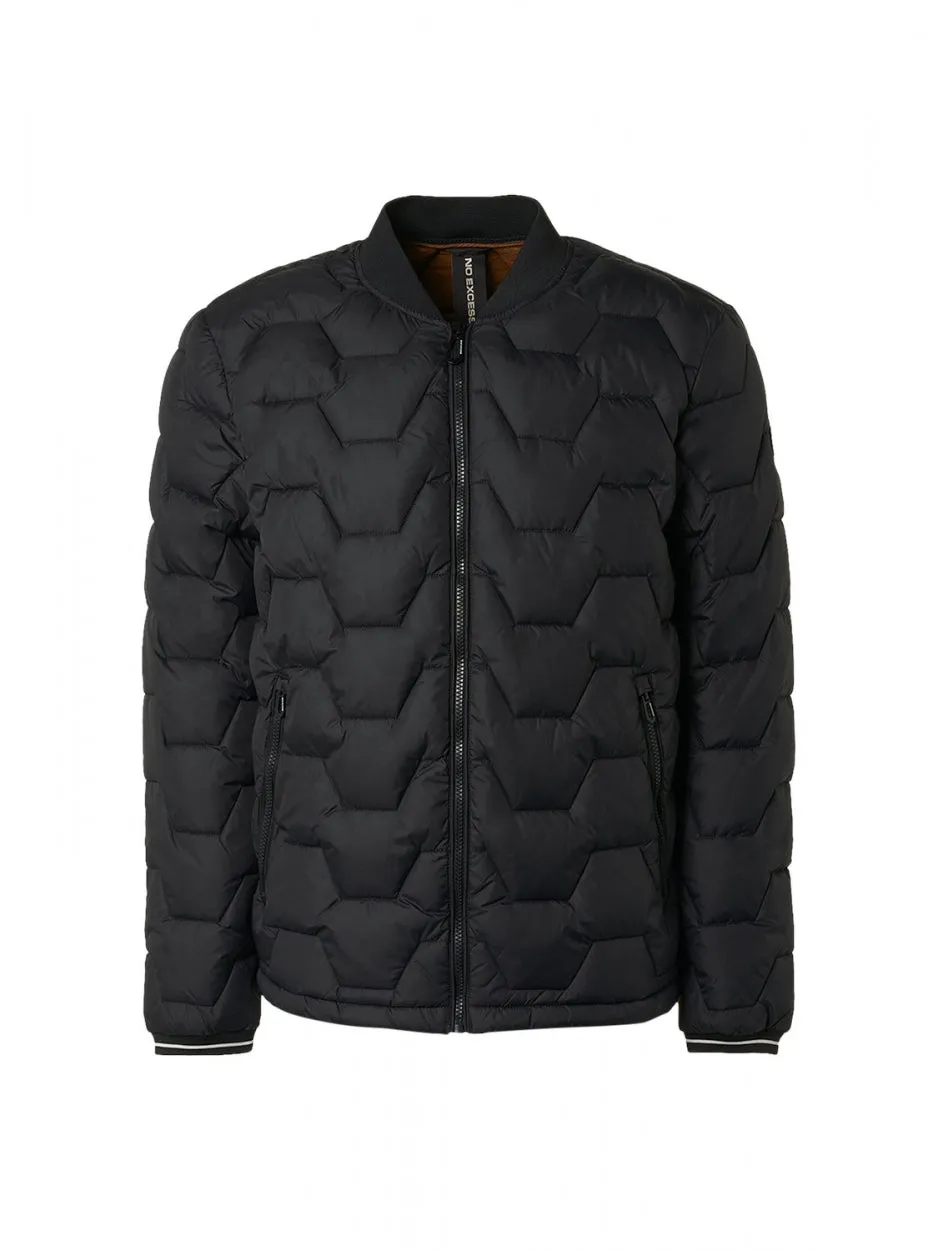 Jacket Short Fit Padded | Black