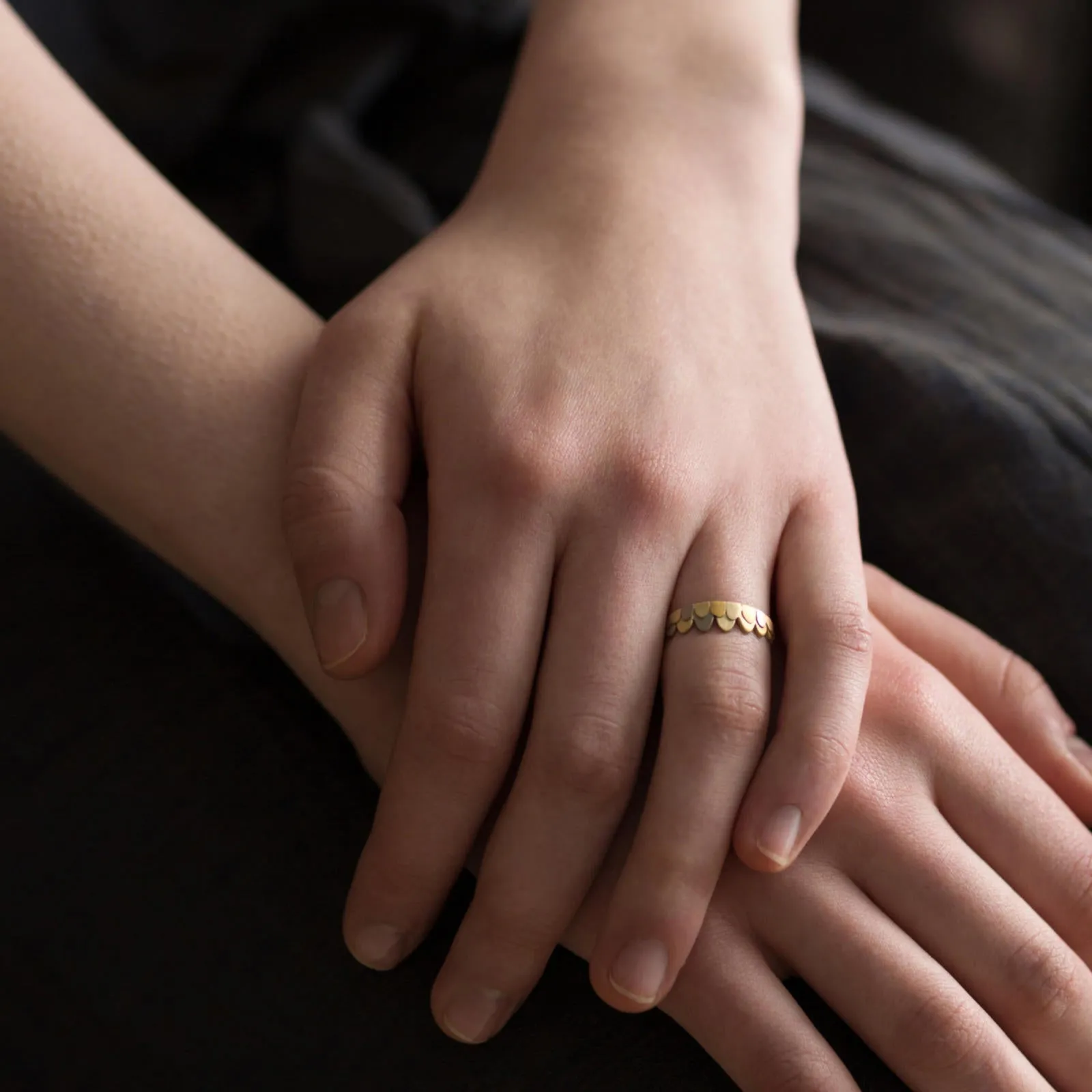 Layered Feather Ring - Sia Taylor