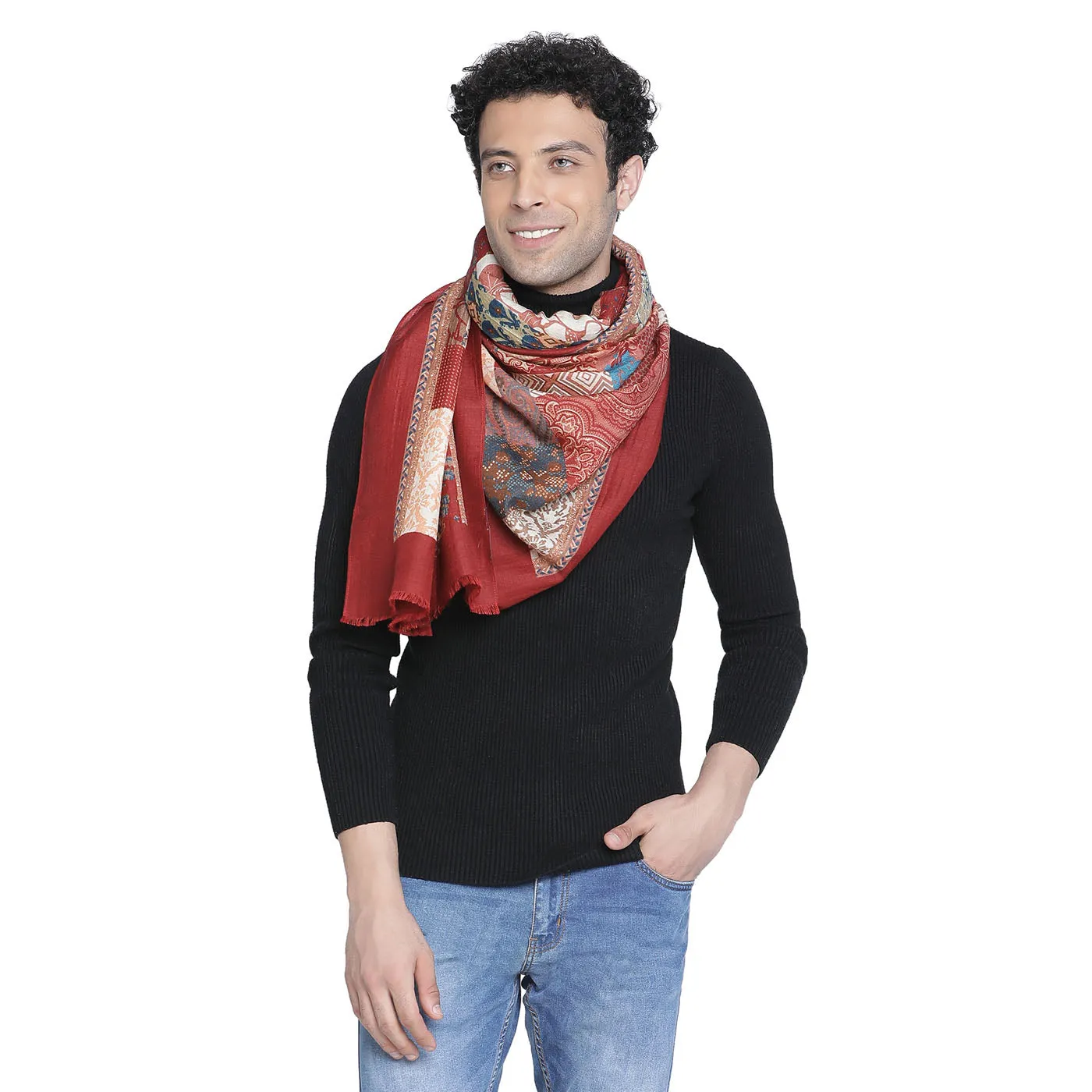 Max Wool Silk Muffler