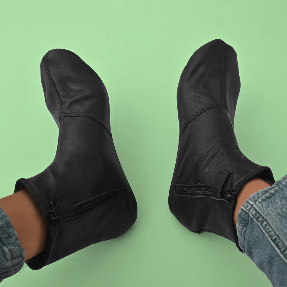 Men's Warmth Leather Mozay Socks
