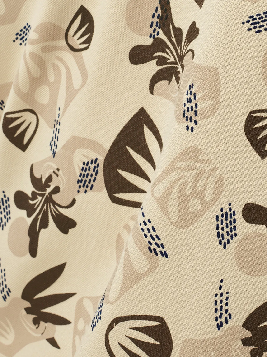 Nature-Inspired Polo with Pique - Stylish and Comfortable | Cement