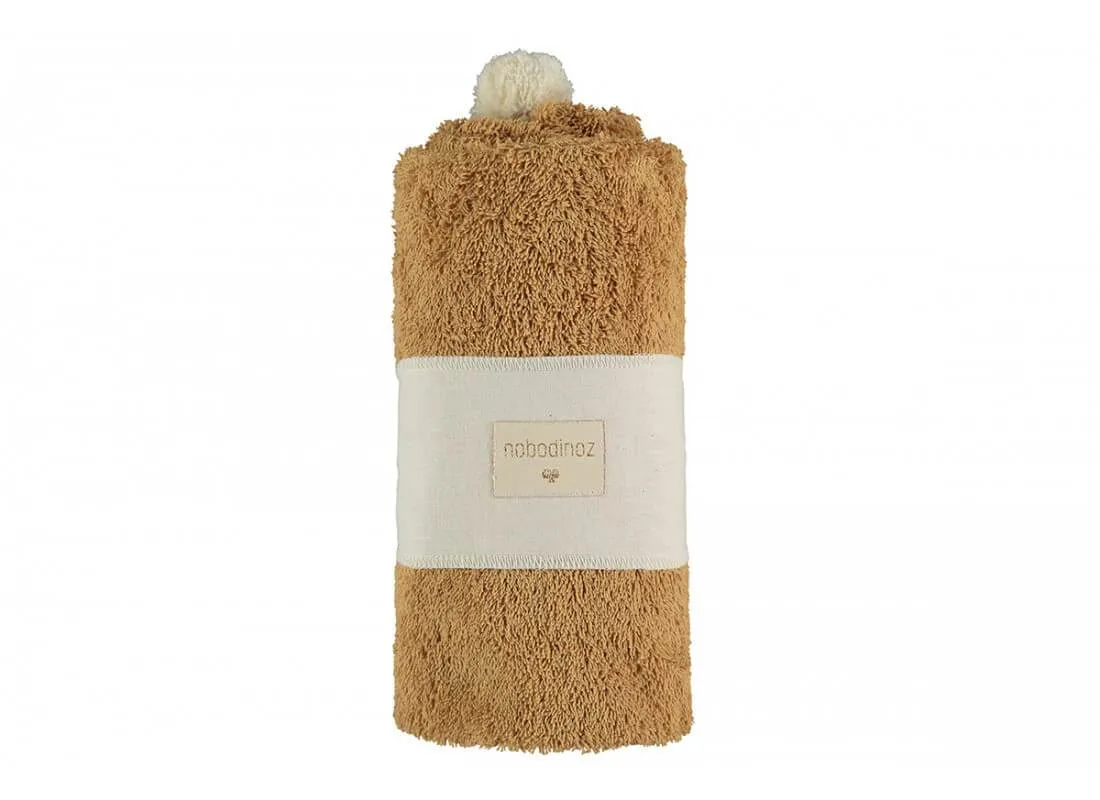 Nobodinoz So Cute Baby Bath Cape in Caramel