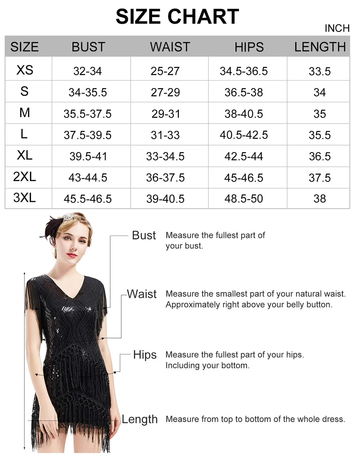 NWT Black mini beaded deco flapper dress ALL SIZES