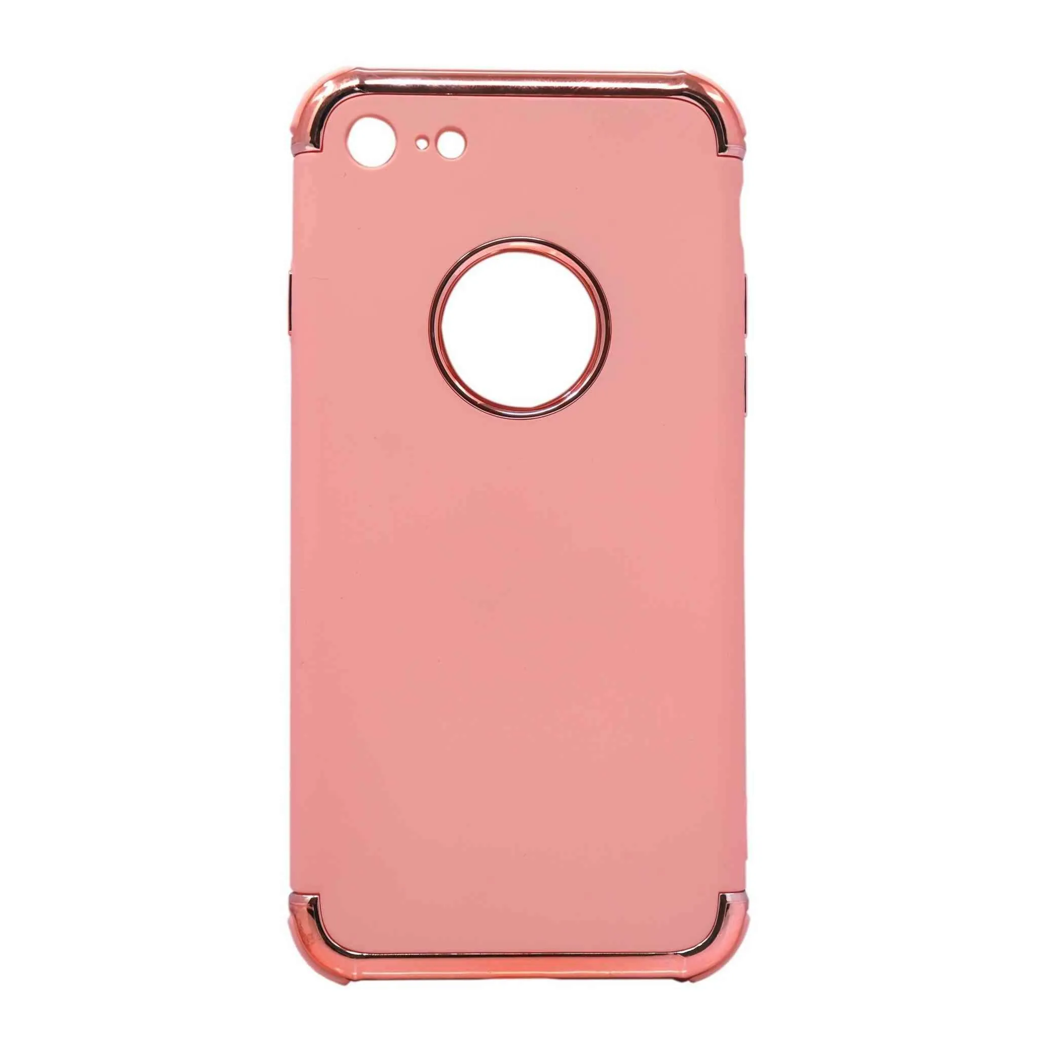 Polycarbonate Electro-plated Shock-proof Protective Mobile Back Case Cover for Apple iPhone 7 / 8