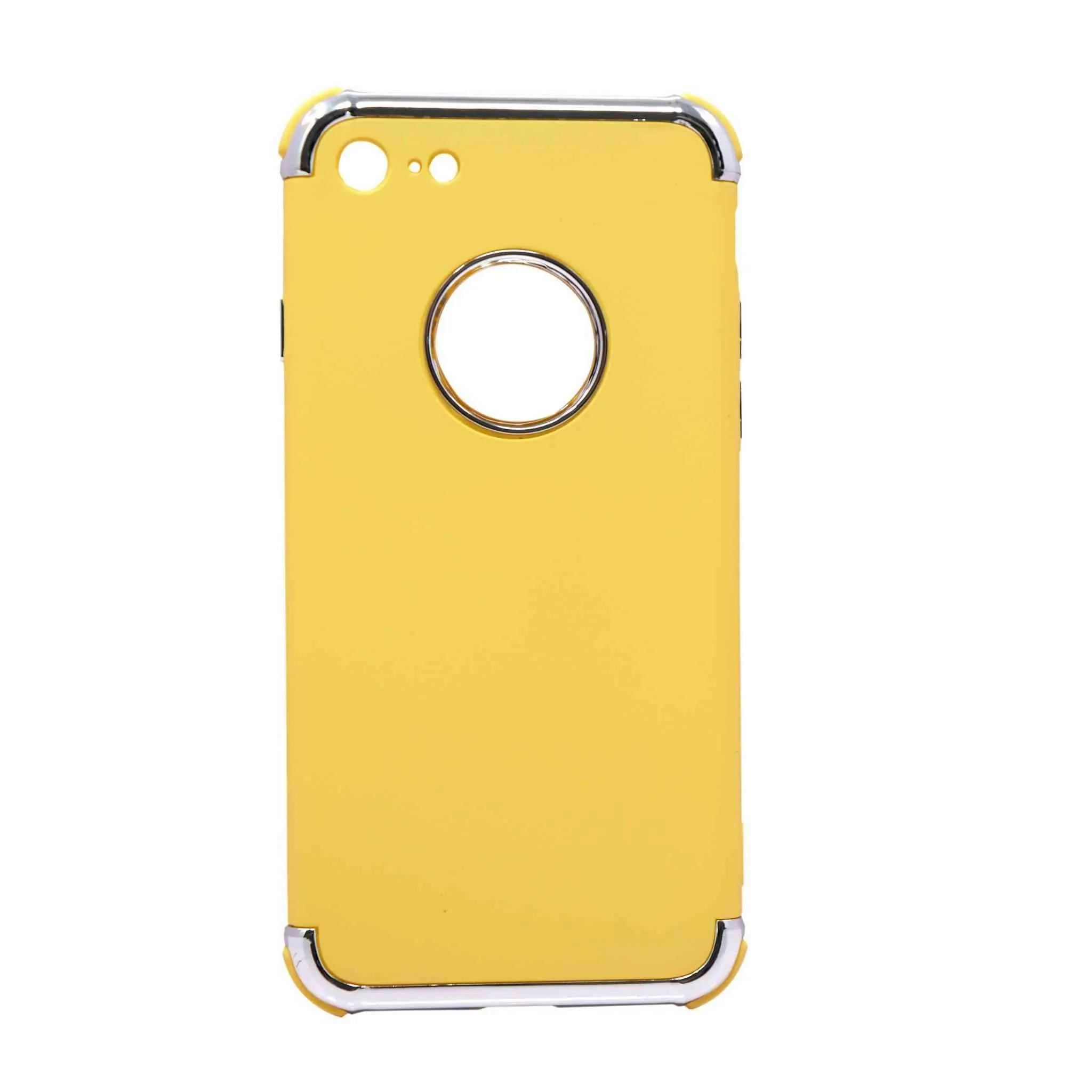 Polycarbonate Electro-plated Shock-proof Protective Mobile Back Case Cover for Apple iPhone 7 / 8