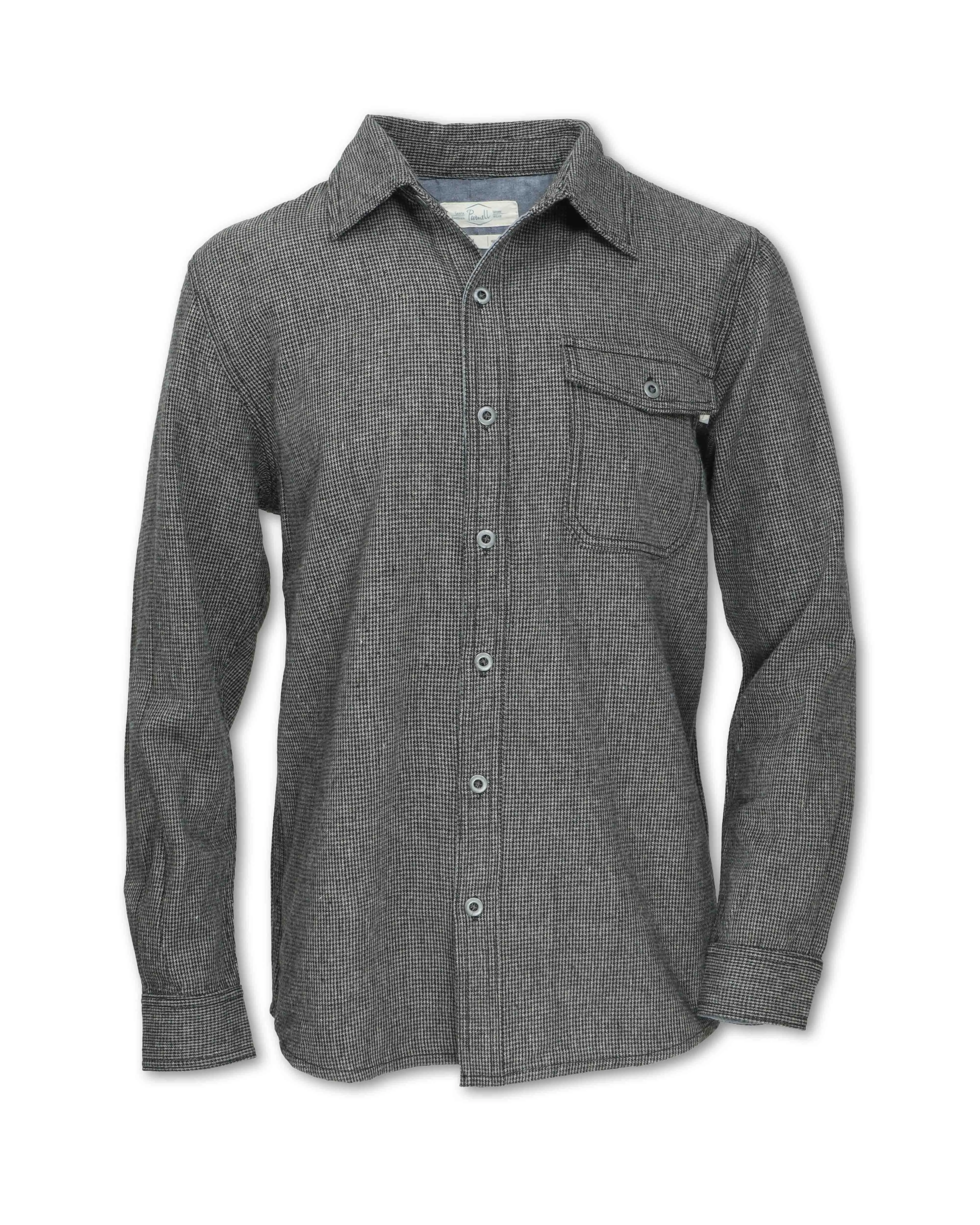 TWEED WOOL BLEND WORKSHIRT