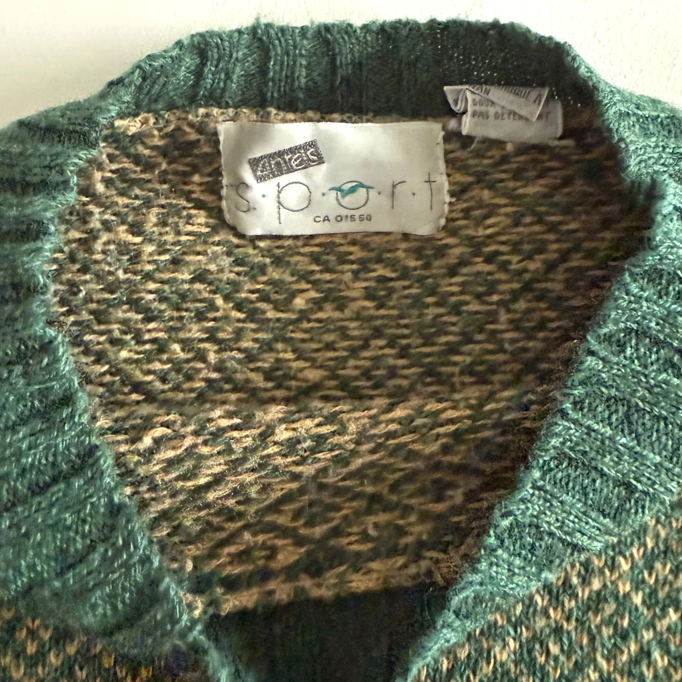 Vintage Sport, Wool Blend Sweater